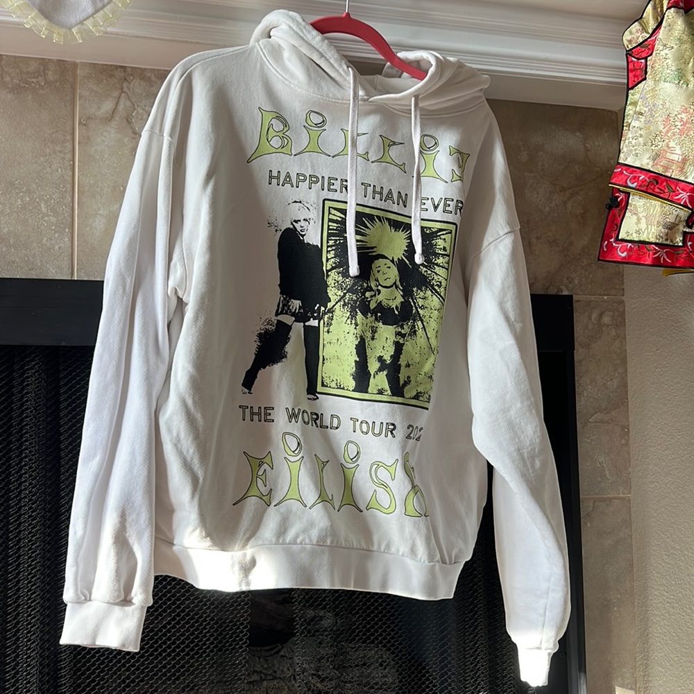Billie Eilish Happier than Ever tour sweatshirt!